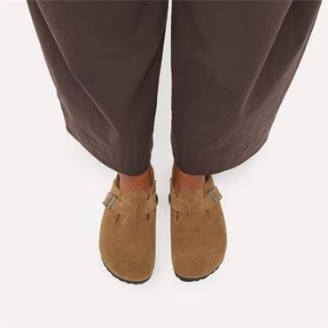 Birkenstock Boston Suede Leather - Dark Tea